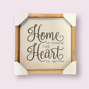 Home Is Where The Heart Is Wall Art Canvas